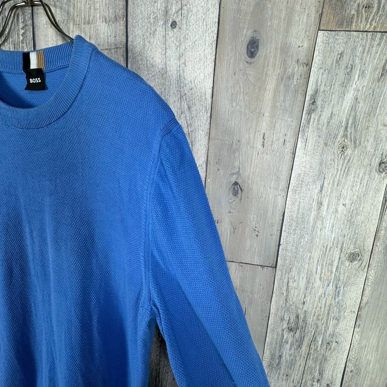 HUGO BOSS ボス ゴルフ セーター ブルー UK-Sサイズ 新品 HUGO BOSS ボス ゴルフ セーター ブルー UK-Sサイズ 新品 HUGO BOSS