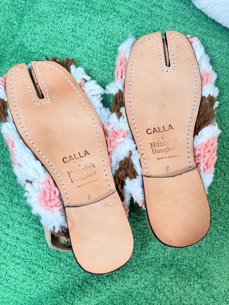 CALLA PARIS ラグスリッパ 235-240 サンダル サンダル ミュール