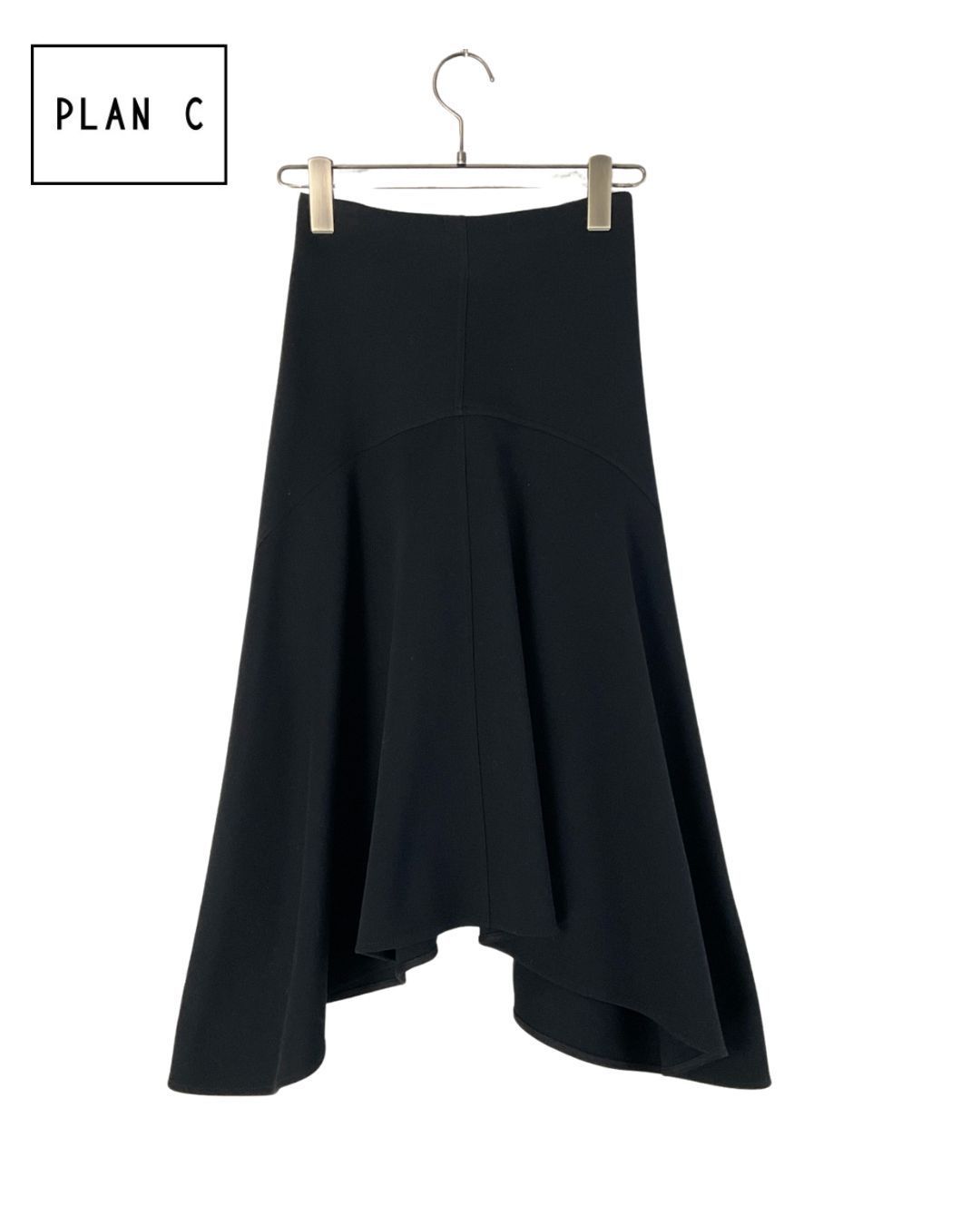 未使用 PLAN C プランシー フレアスカート 36 ブラック 【値下げ交渉