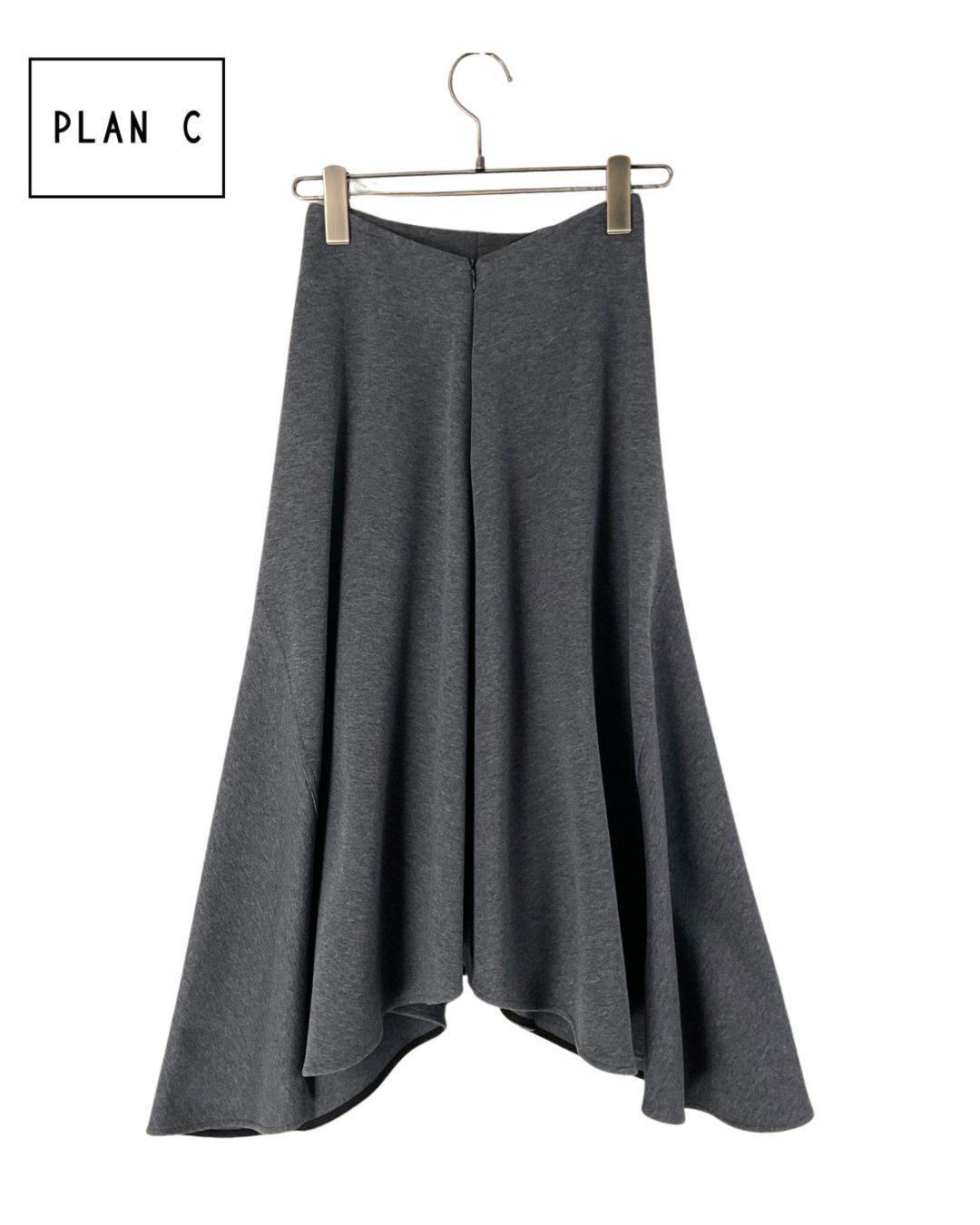 PLAN C プランシー フ スカート 36 グレー げ交渉