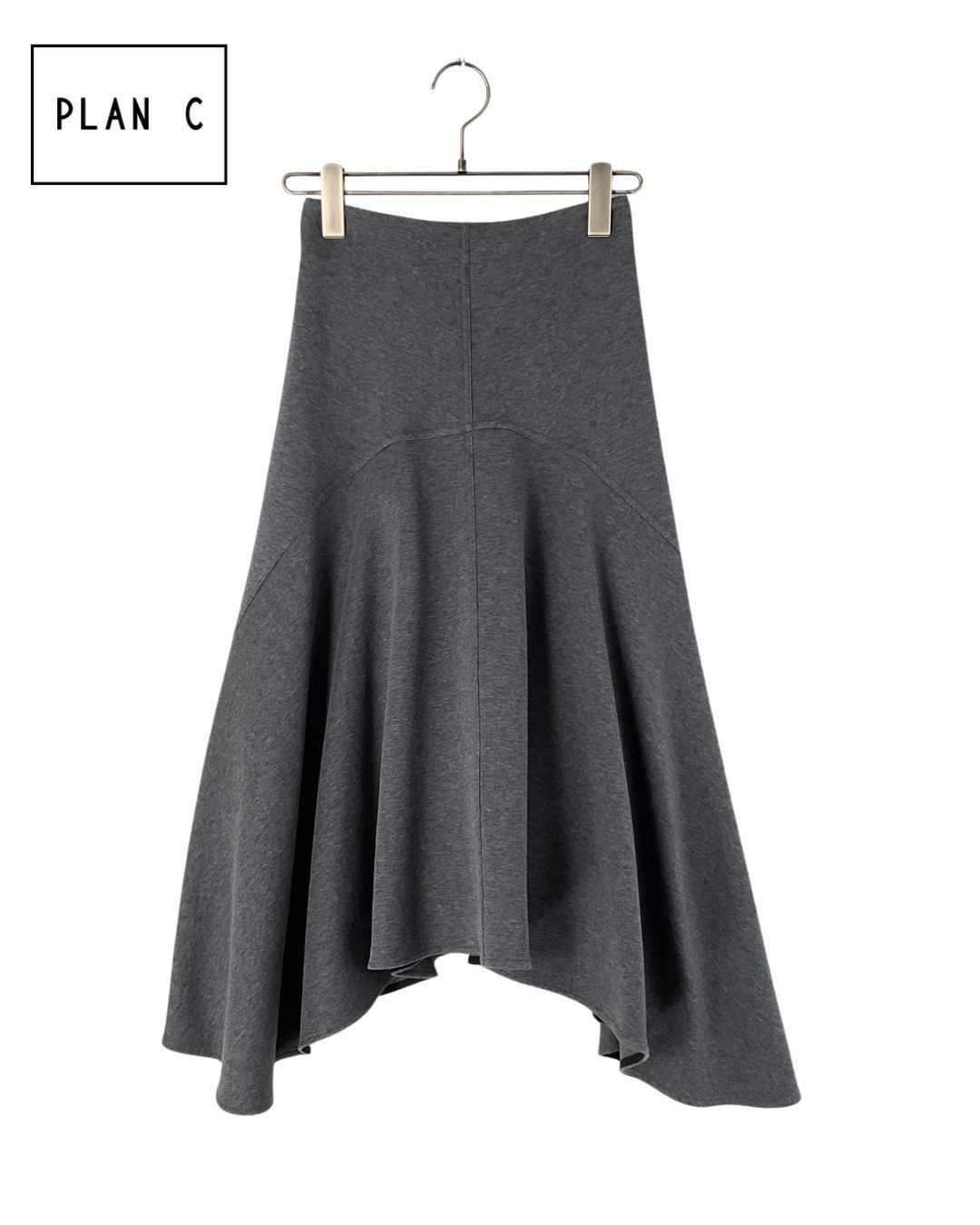 PLAN C プランシー フ スカート 36 グレー げ交渉
