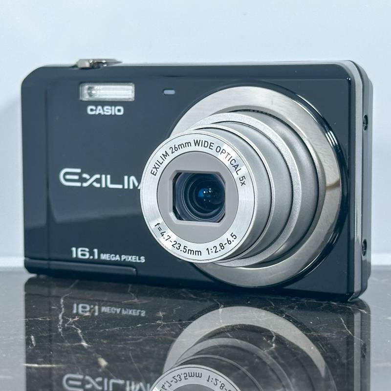 美品】CASIO EXILIM EX-Z28 ブラック 1610万画素 光学6倍ズーム 薄型