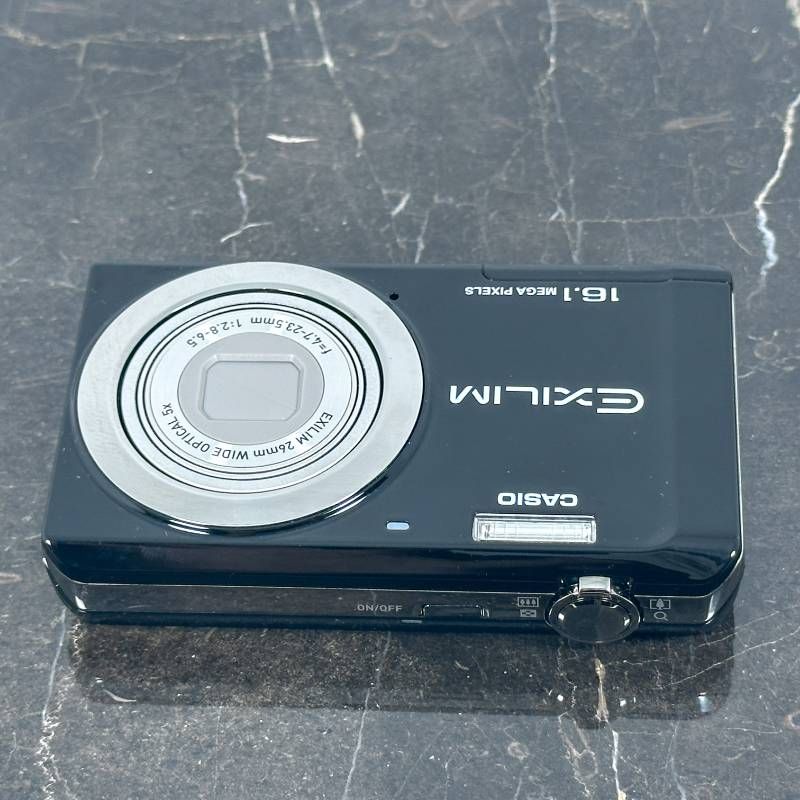 美品】CASIO EXILIM EX-Z28 ブラック 1610万画素 光学6倍ズーム 薄型