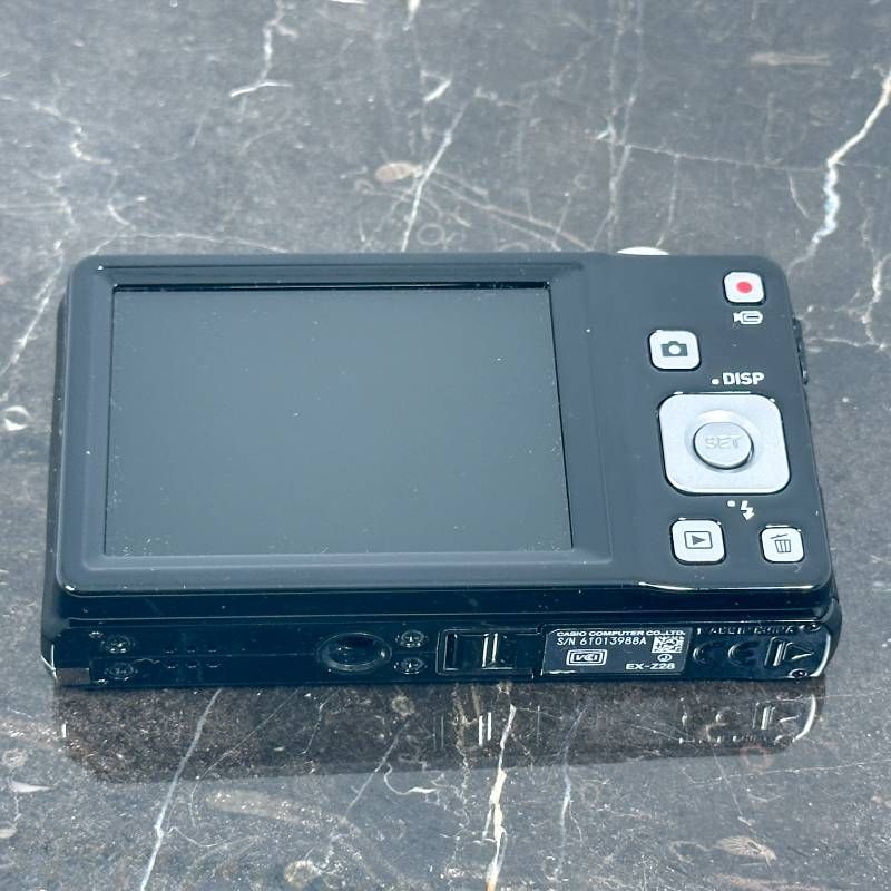 美品】CASIO EXILIM EX-Z28 ブラック 1610万画素 光学6倍ズーム 薄型