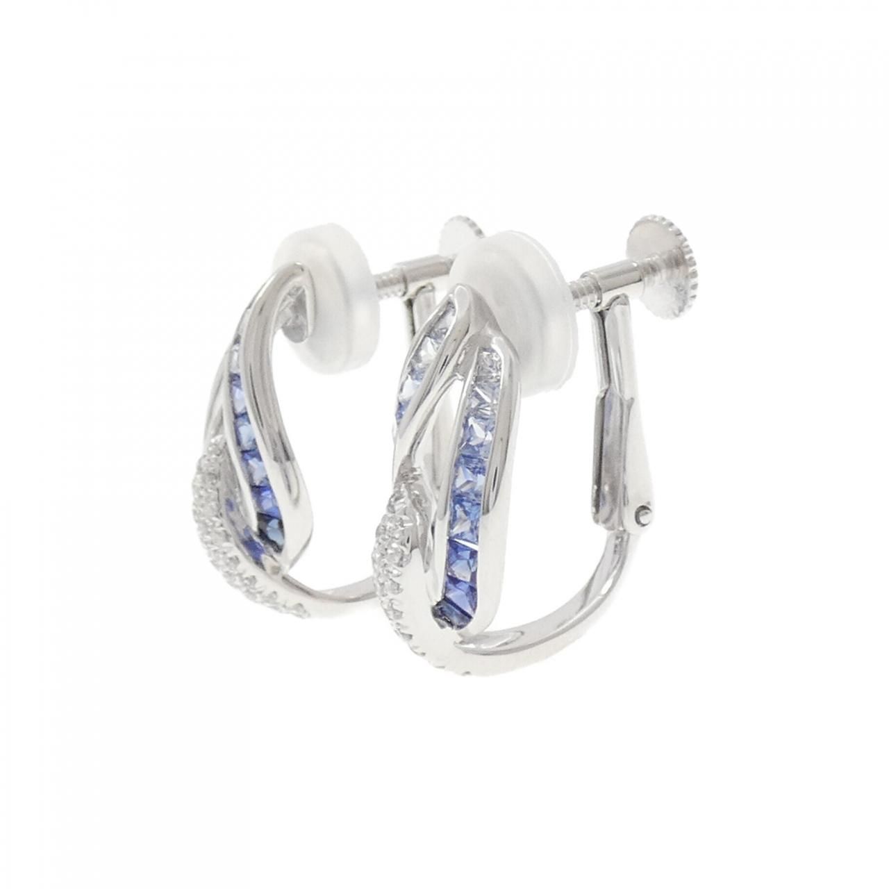 ジュネ サファイヤ イヤリング 1.50 CT