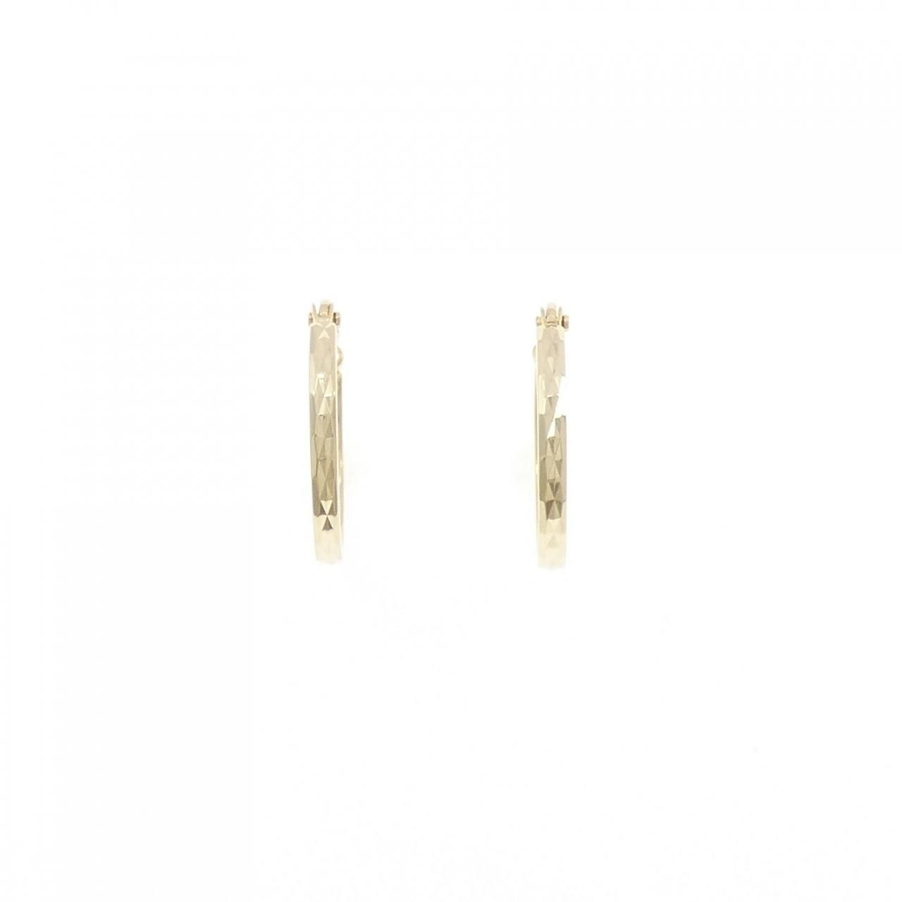 エテ K 10 YG 18 フープ ピアス