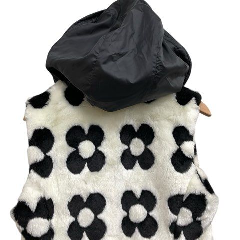 キャロウェイ CALLAWAY フード付きボアベスト フラワー柄 ゴルフ