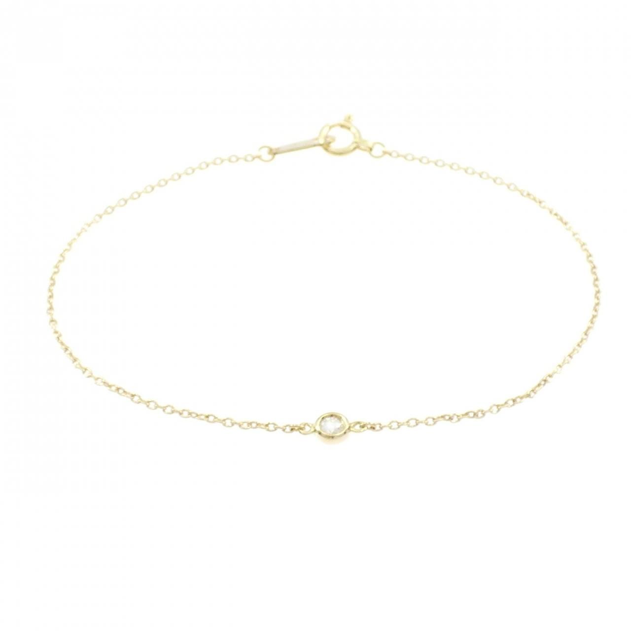  K 18 YG ダイヤモンド ブレスレット 0.03 CT ブレスレット アクセサリー