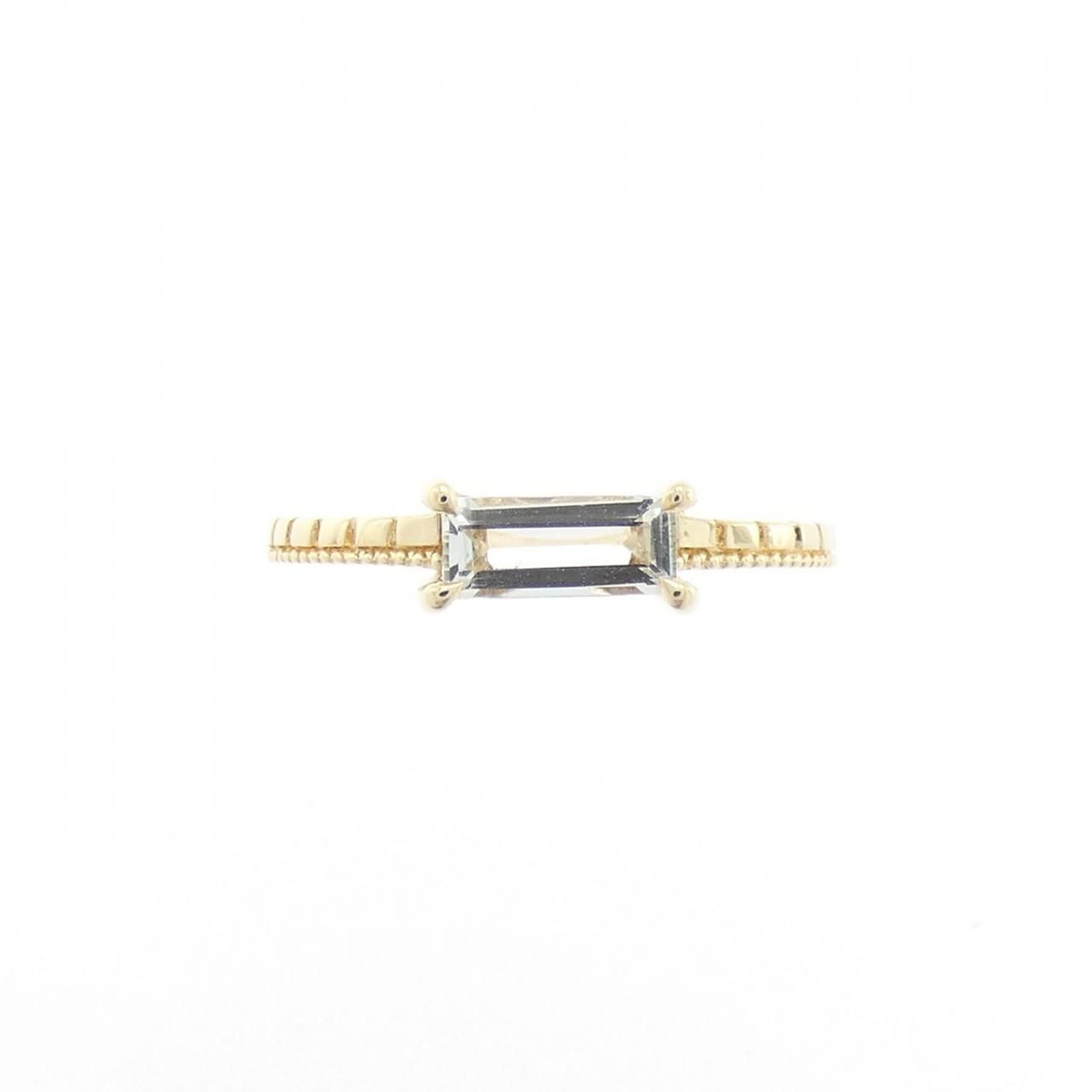 アガット クオーツ ピンキーリング