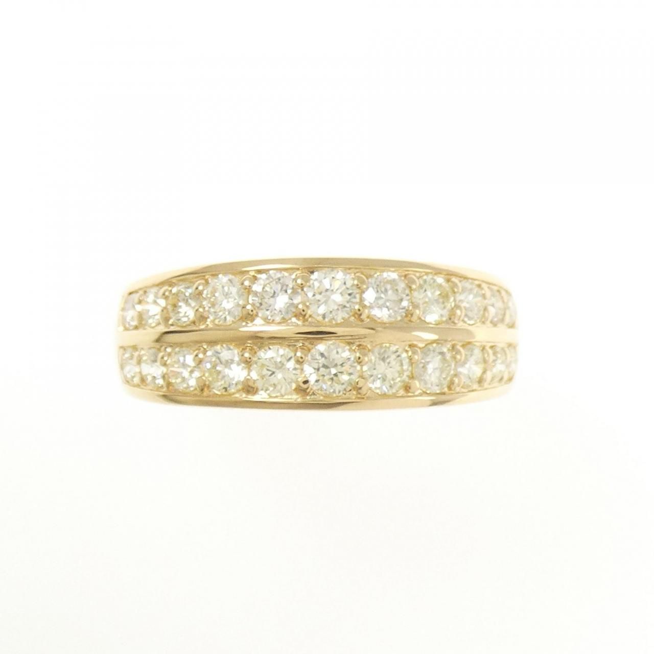 K 18 YG ダイヤモンド リング 0.80 CT