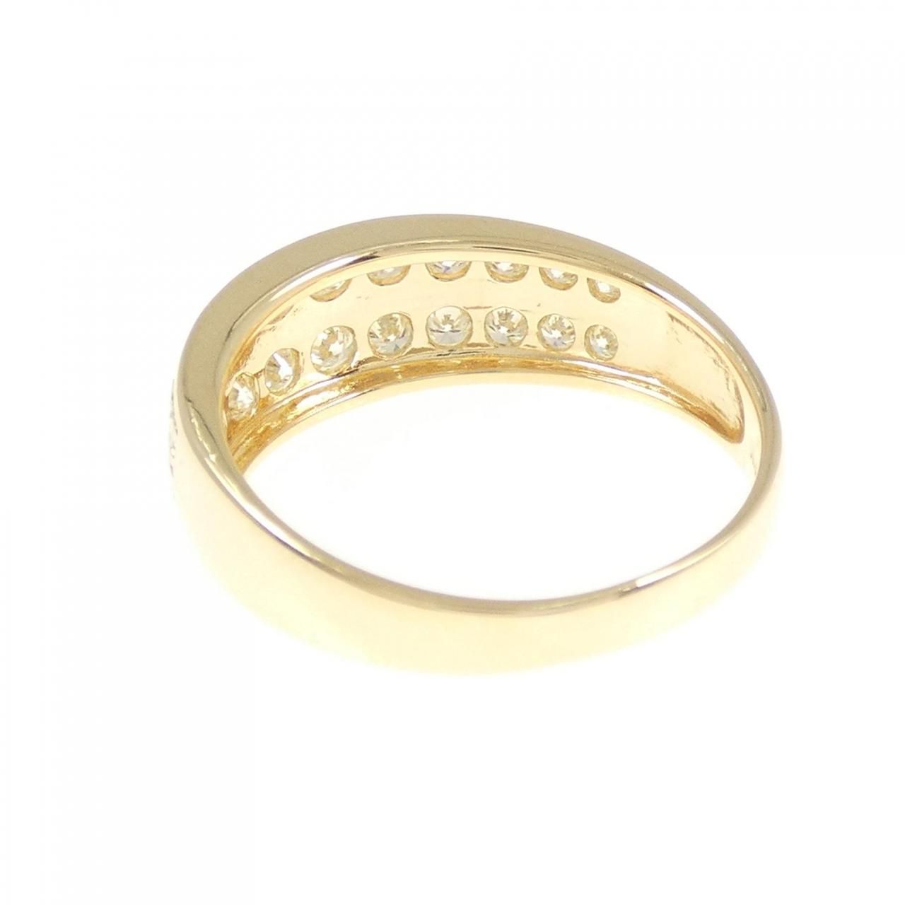  K 18 YG ダイヤモンド リング 0.80 CT リング 指輪 アクセサリー