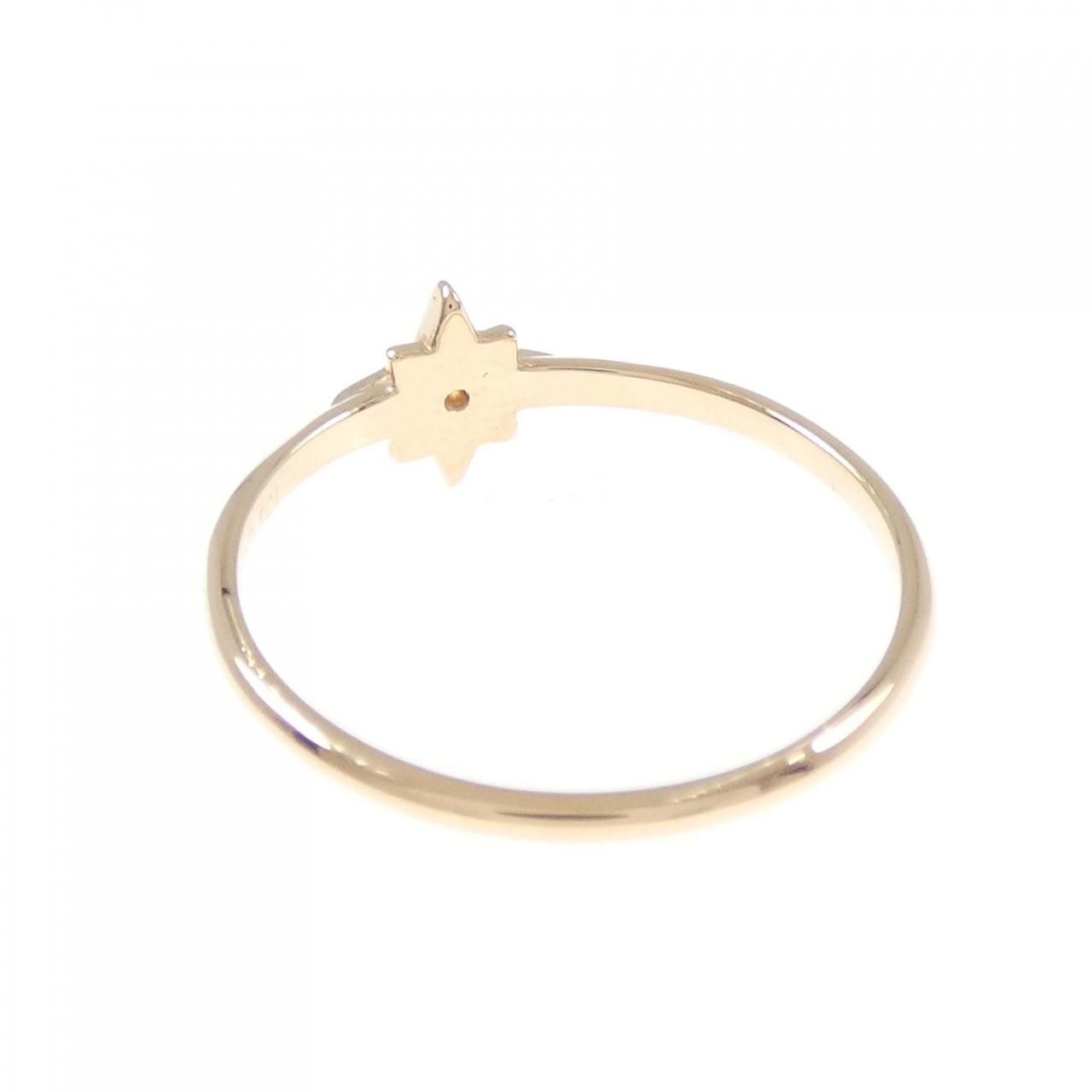  K 18 PG ダイヤモンド リング 0.015 CT リング 指輪 アクセサリー