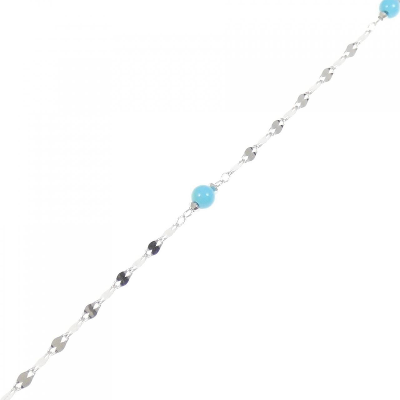 K 18 WG ターコイズ ブレスレット