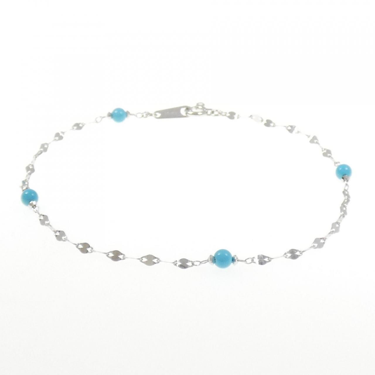 K 18 WG ターコイズ ブレスレット