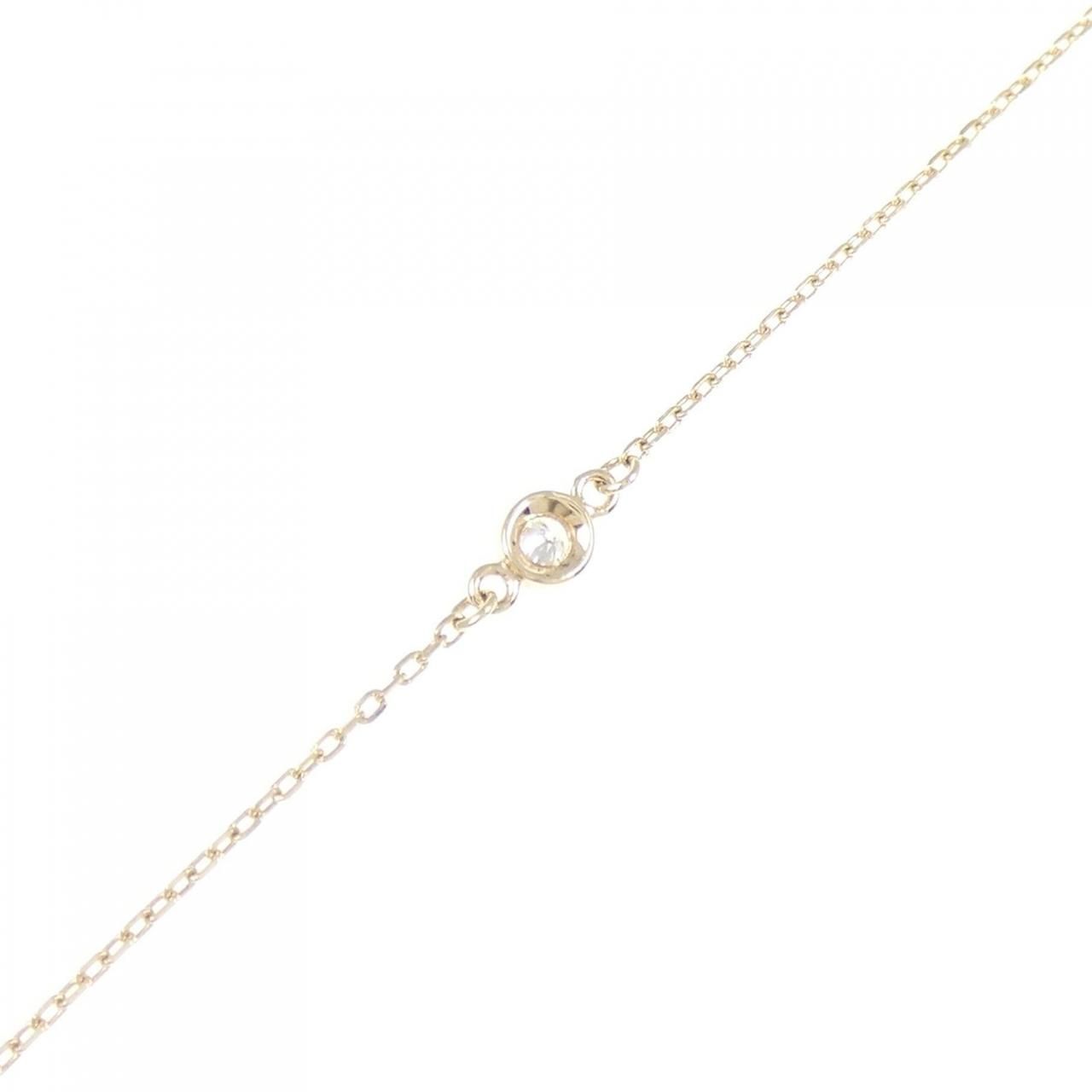 K 10 YG ダイヤモンド ブレスレット