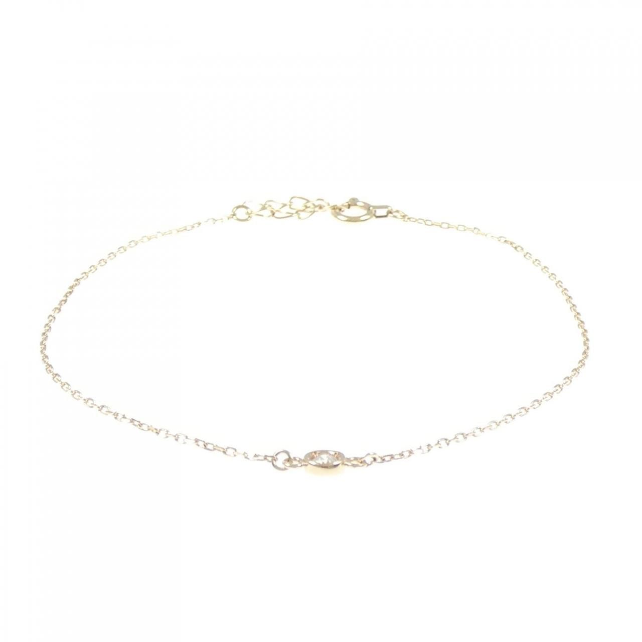  K 10 YG ダイヤモンド ブレスレット ブレスレット アクセサリー