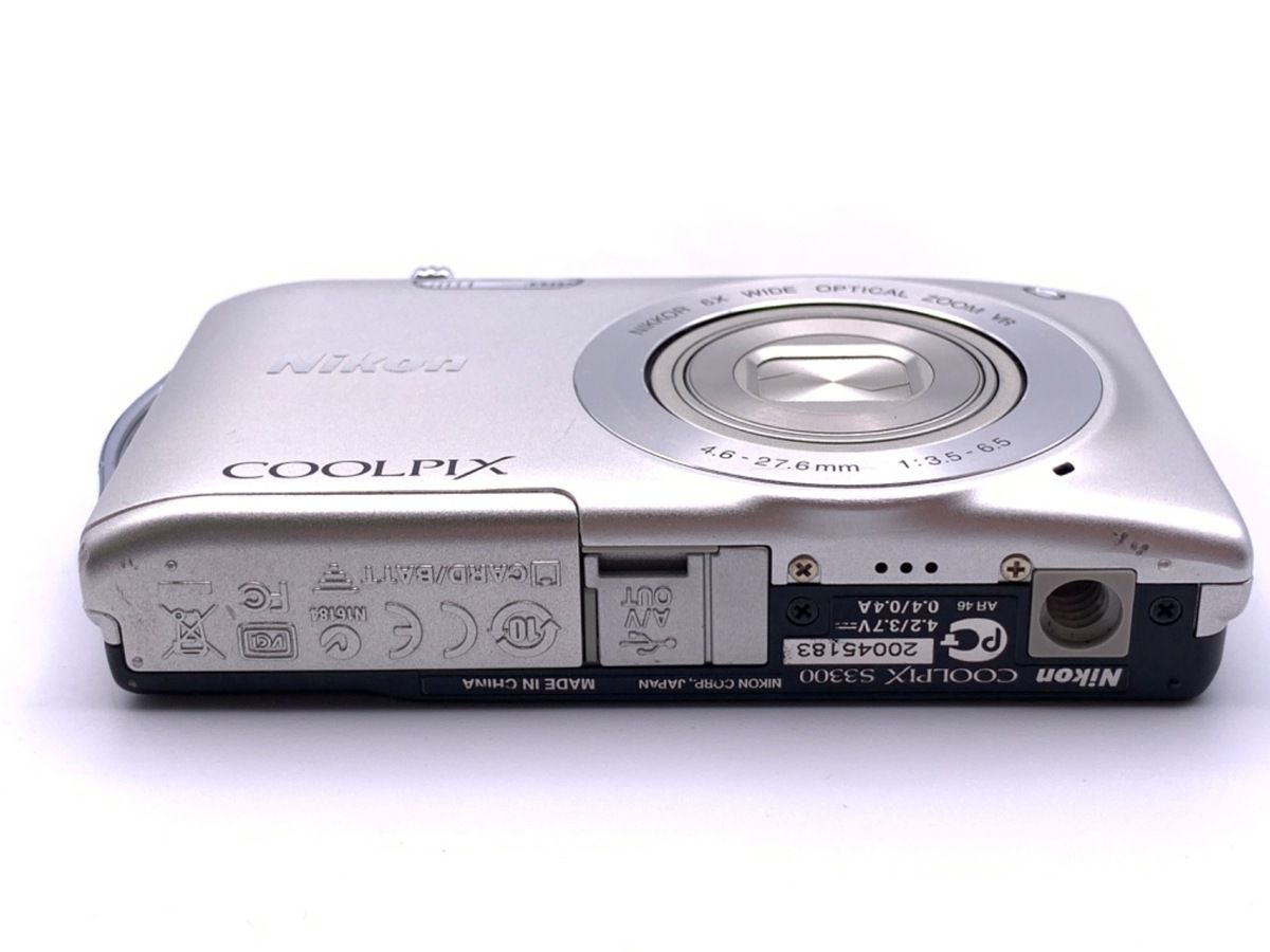 中古】 【並品】 ニコン COOLPIX S3300 クリスタルシルバー - メルカリ