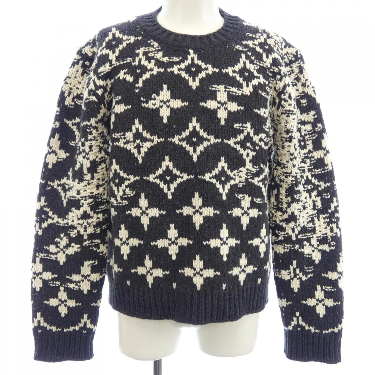 ルイヴィトン LOUIS VUITTON モノグラムフラワージャカード ニット