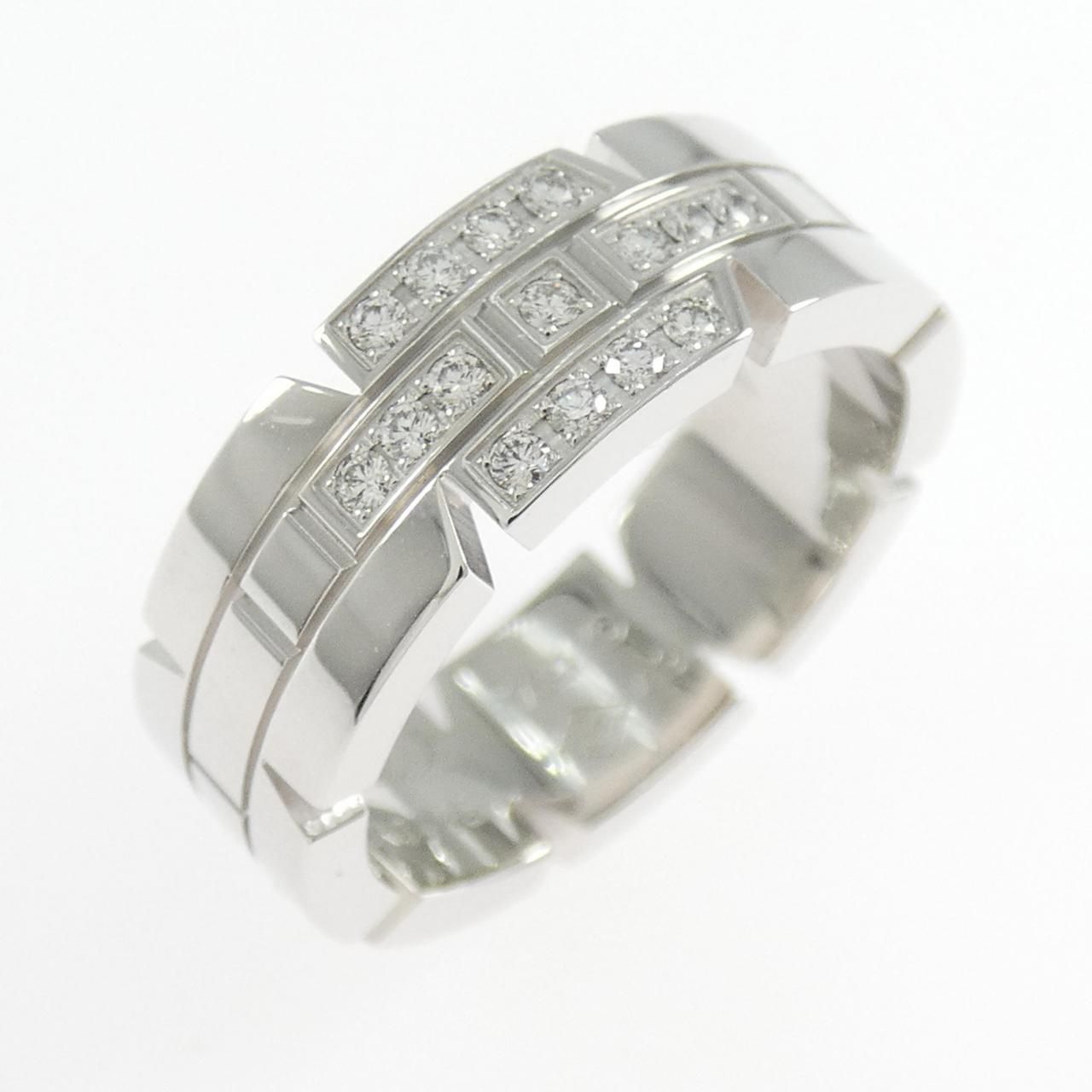 カルティエ タンクフランセーズ ハーフダイヤ リング