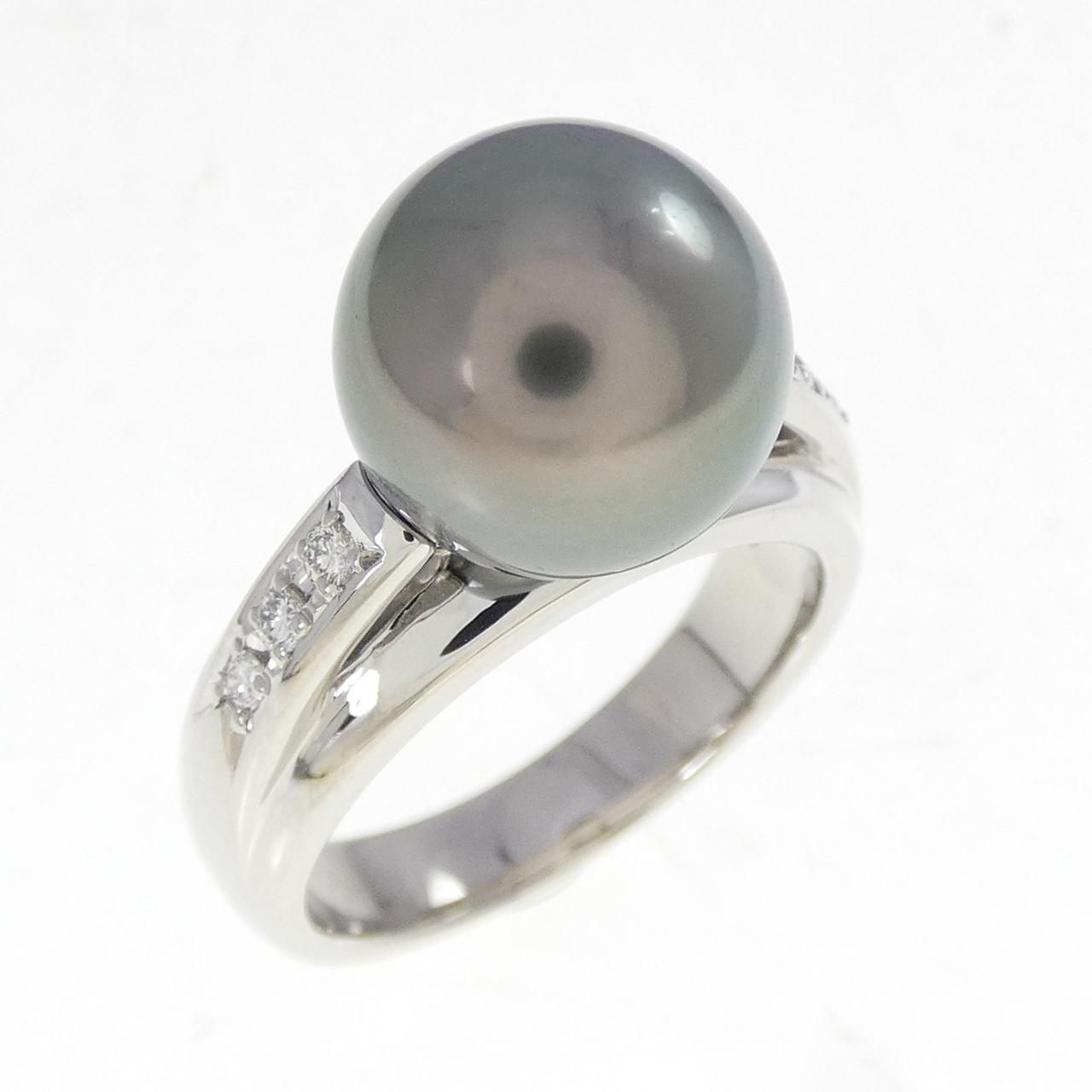 タサキ 黒蝶パール リング 10.5 mm