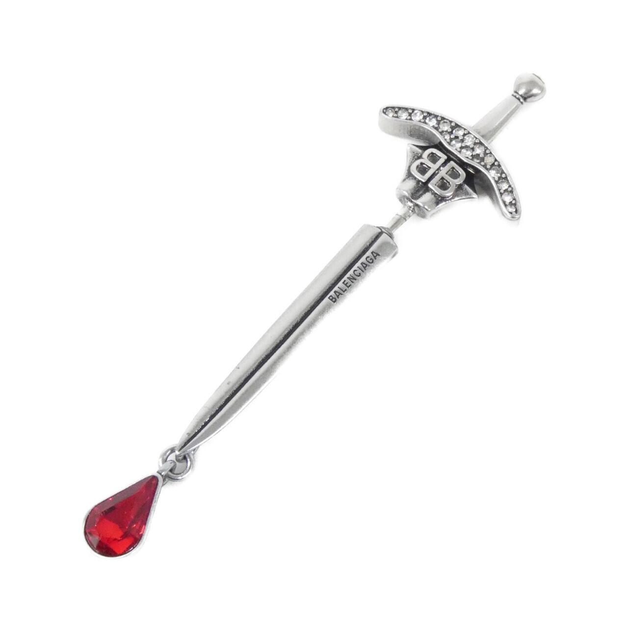 未使用級✨付属完備✨バレンシアガ ピアス 片耳 GOTH SWORD シルバー Goth Swordピアス で シルバー | Balenciaga JP (バレンシアガ）