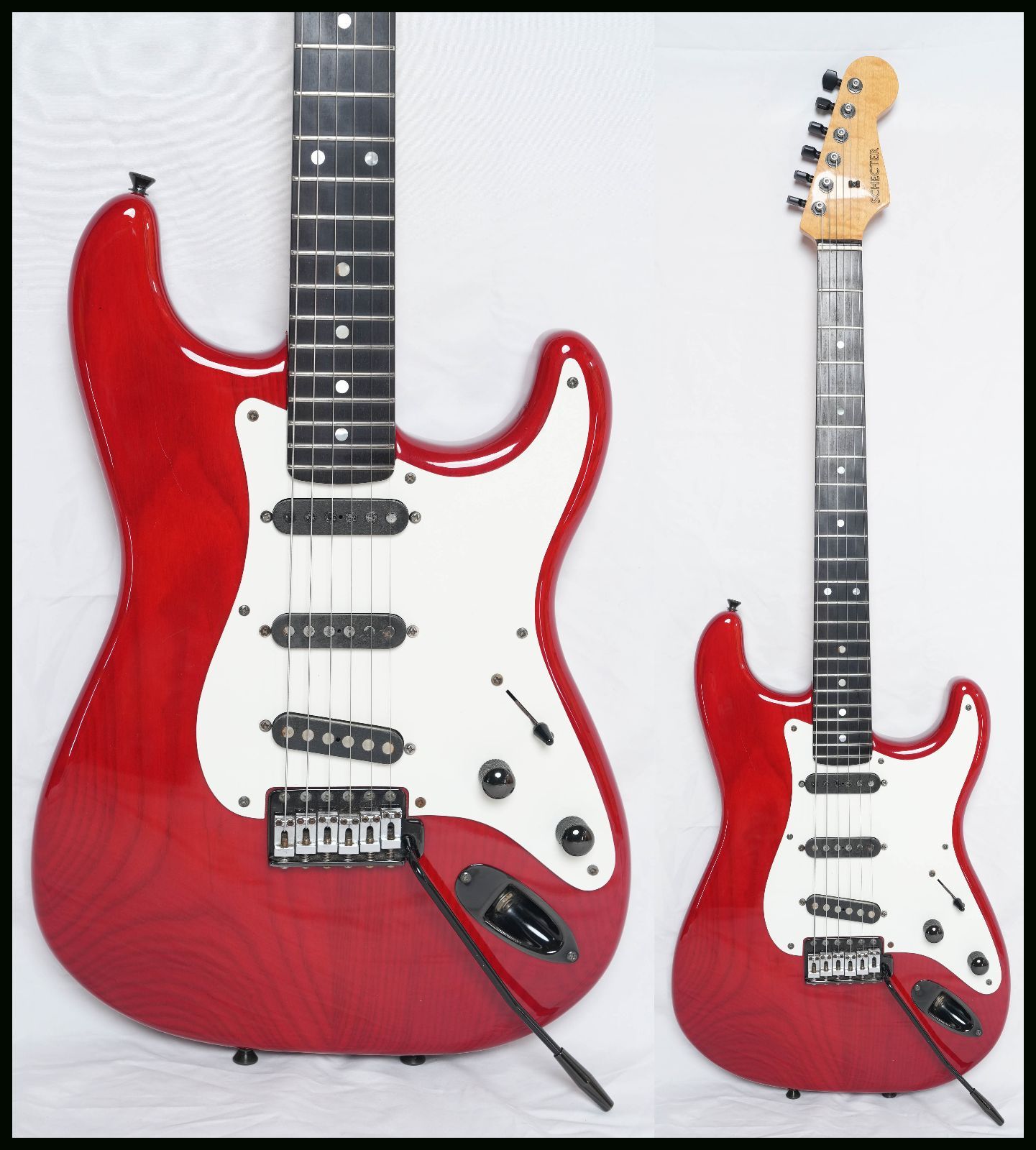 SCHECTER PS ST STRATOCASTER TYPE オーダーモデル シースルーレッド