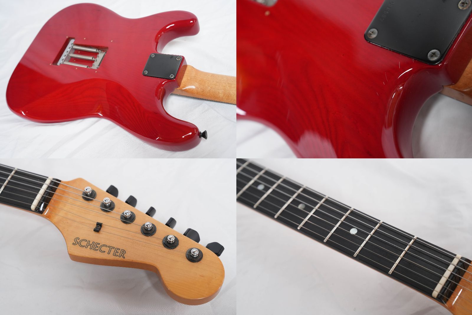  SCHECTER PS ST STRATOCASTER TYPE オーダーモデル シースルーレッド エレキギター ギター