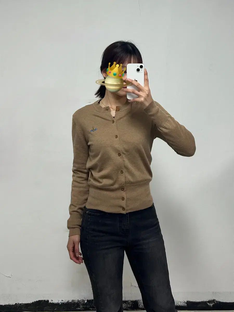 ヴィヴィアン ウエストウッド インポート ウール カーディガン ベージュ