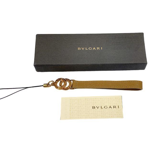 ブルガリ 携帯ストラップ ストラップ ドッピオトンド ゴールド メッキ