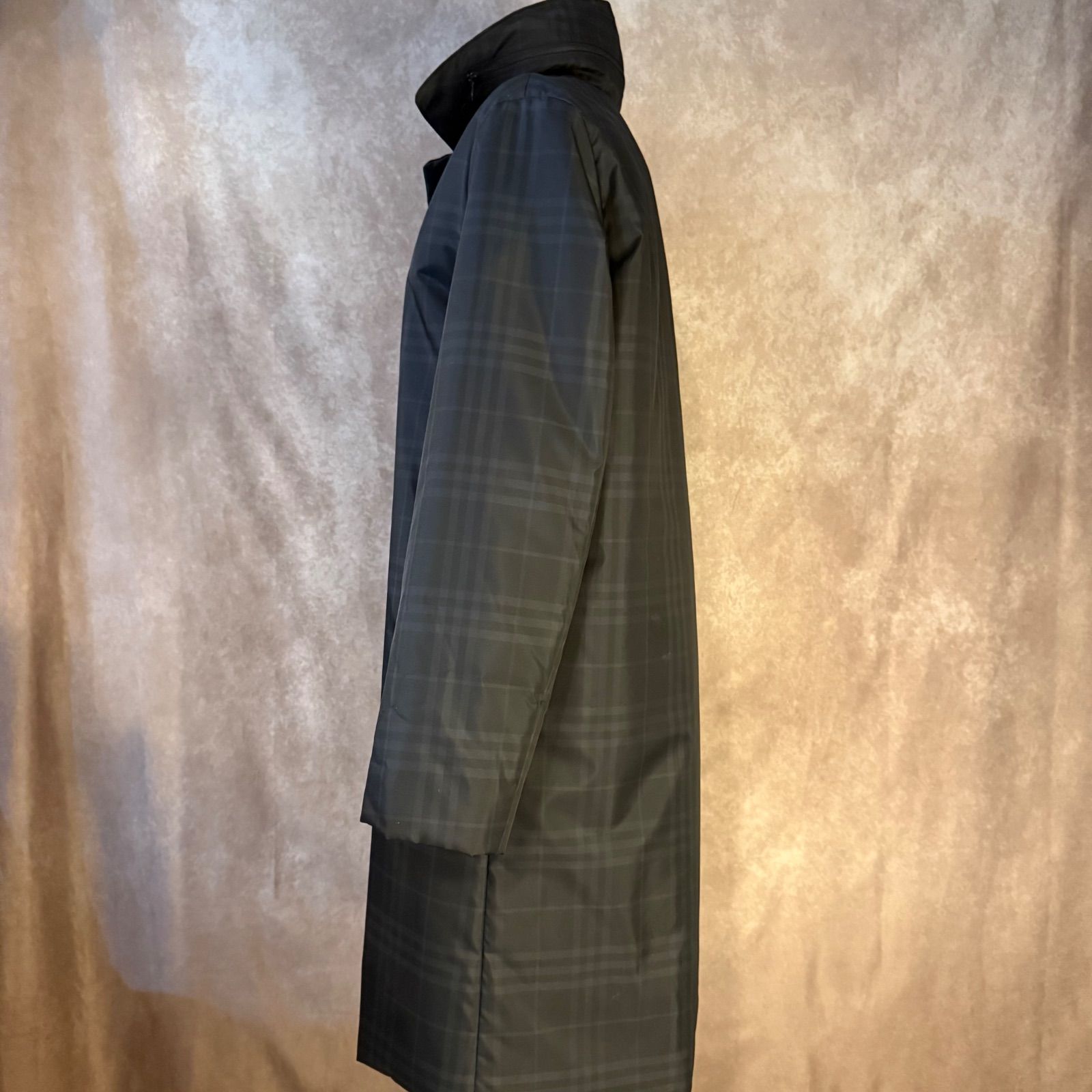 ✨BURBERRY LONDON バーバリー ロングコート フード付き ブラック