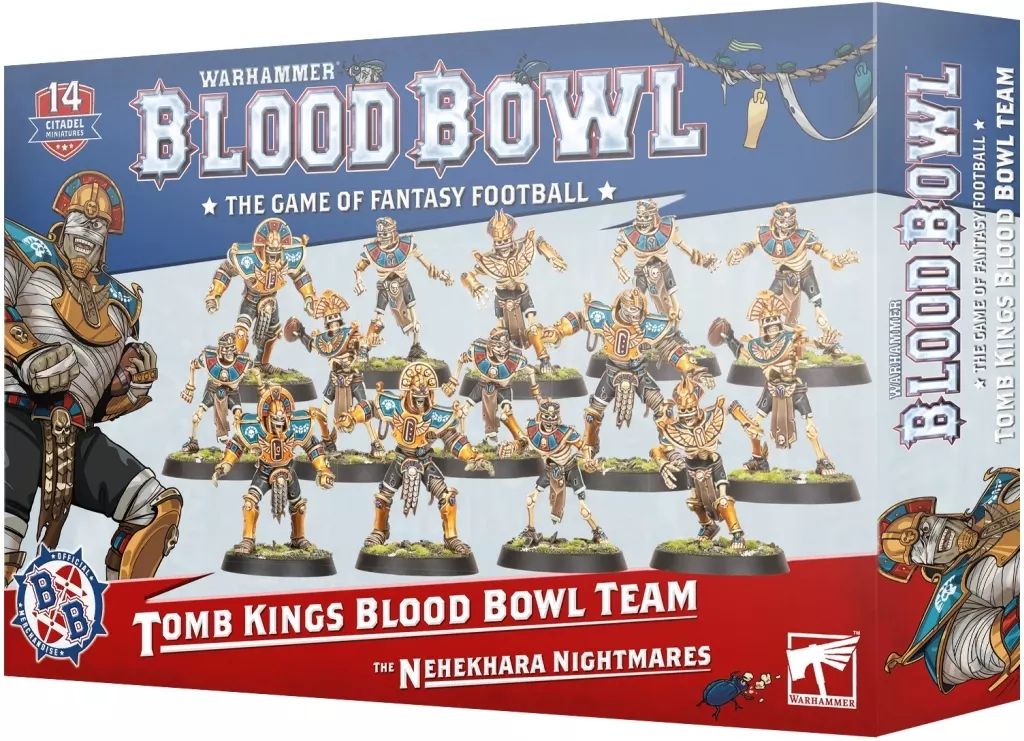 【中古】ミニチュアゲーム ブラッドボウル： トゥームキング・チーム - ネヘカーラ・ナイトメアズ (Blood Bowl： Tomb Kings Team) [202-52]