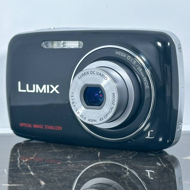 Panasonic パナソニック LUMIX DMC-S 1 ブラック 1210万画素 光学4倍ズーム 薄型 コンデジ コンパクトデジタルカメラ