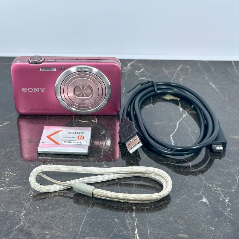 SONY ソニー Cyber shot DSC WX 30 ピンク 1620万画素 Exmor R CMOS タッチパネル 光学5倍ズーム 薄型 コンデジ