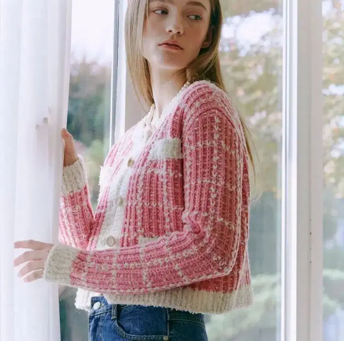 ETMON ツイード ウォニョン WONYOUNG チャンウォニョン カーディガン