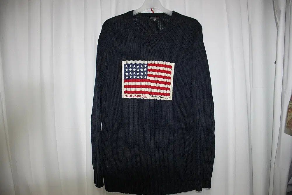 ポロ ジーンズ 星条旗 ニット 100