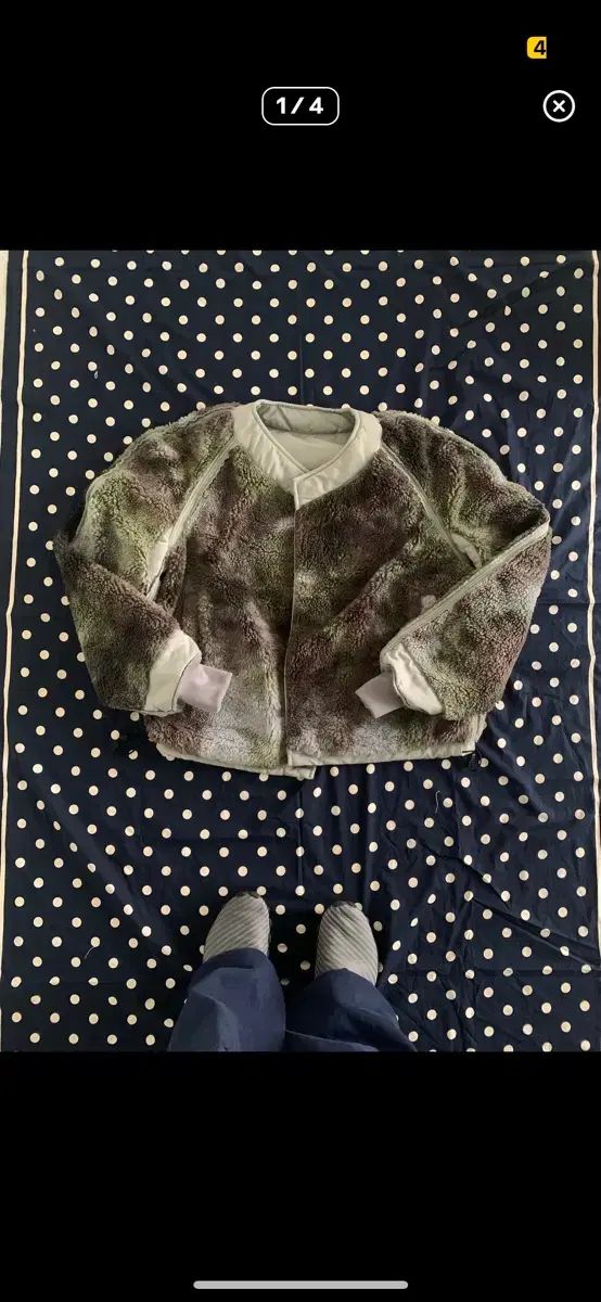 PERVERZE ファーバーズ リバーシブル フリース ジャケット