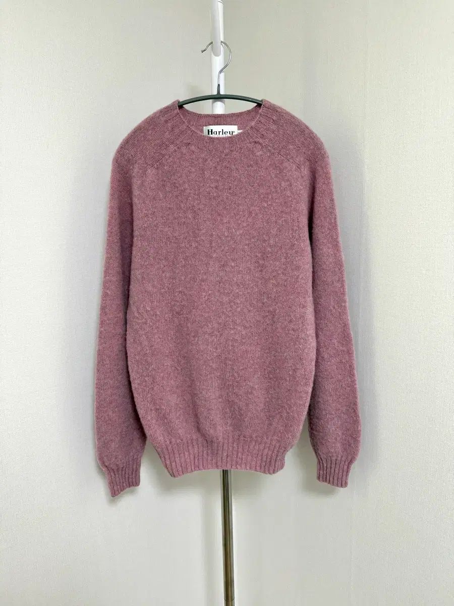 ハリー オブ スコットランド ハーレーオブスコットランド シャギー ドッグ ニット ピンク M