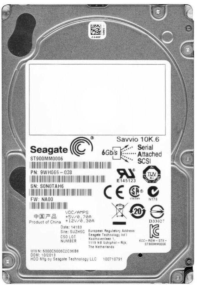 大得価，格安 【3年保証】Hard Drive Seagate Savvio 10K.6 900GB ST900MM0006 10000RPM 64MB SAS2 内蔵型ハードディスクドライブ