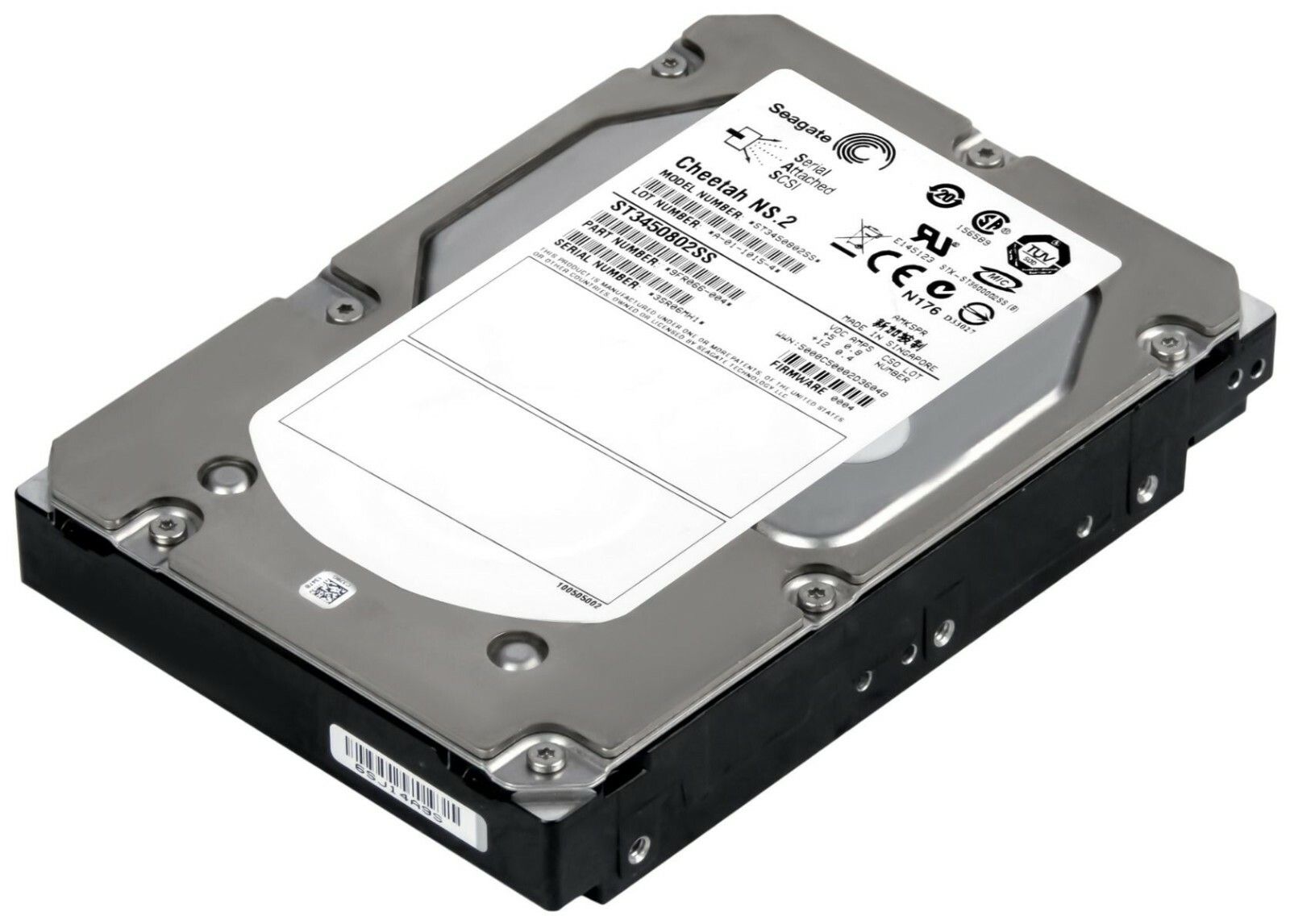 【3年保証】Hard Drive Seagate Cheetah NS.2 ST3450802SS 450GB 10000RPM 16MB SAS-2