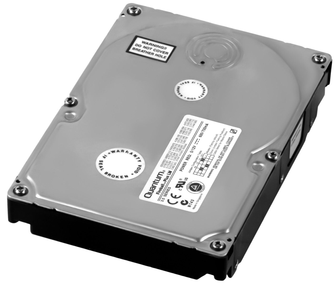 3年保証 Hard Drive Quantum Fireball Pl LM 20.5 GB 7.2 K 2 MB ATA 3.5