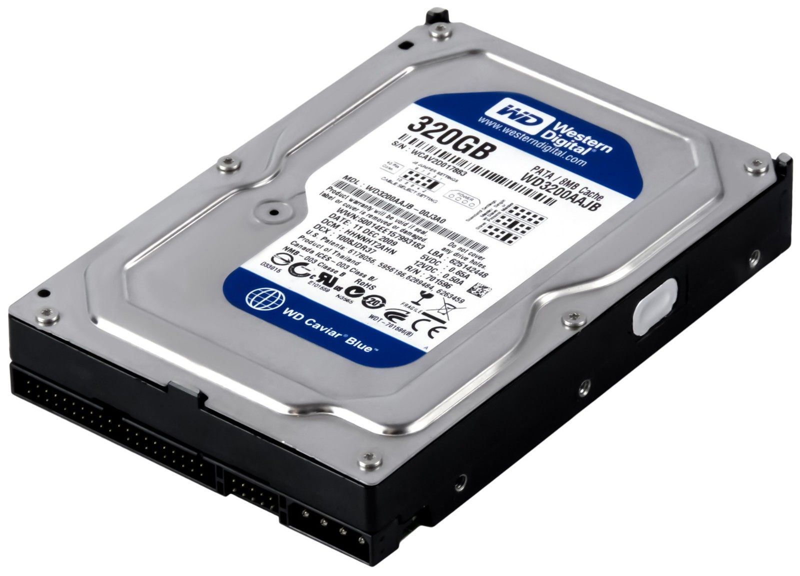 3年保証 Hard Drive WD Car Blue ATA 320 GB 7.2 K 8 MB 3.5