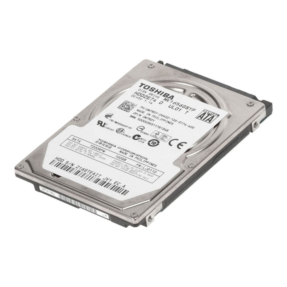 3年保証 Hard Drive Dell 0 M 7 RDY 160 GB 2 K 16 MB SATA II 5