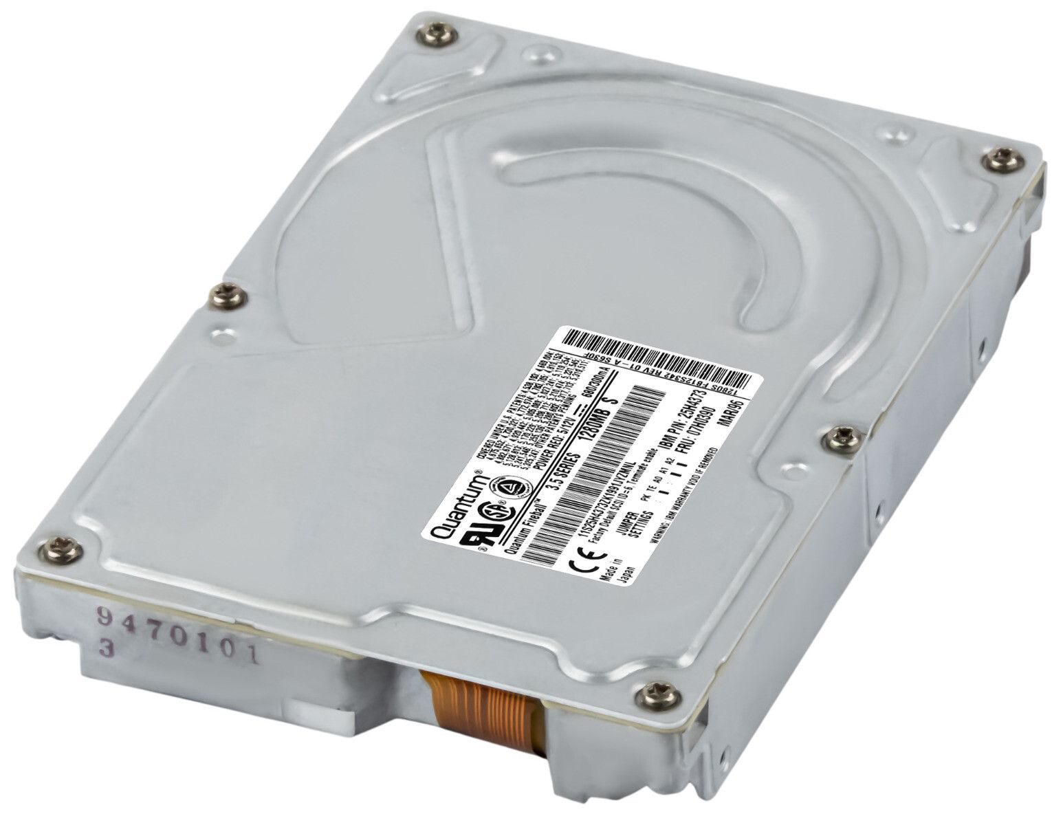 3年保証 Hard Drive IBM 07 H 0390 25 4373 1.2 GB 5.4 k 128 KB SCSI 50-PIN