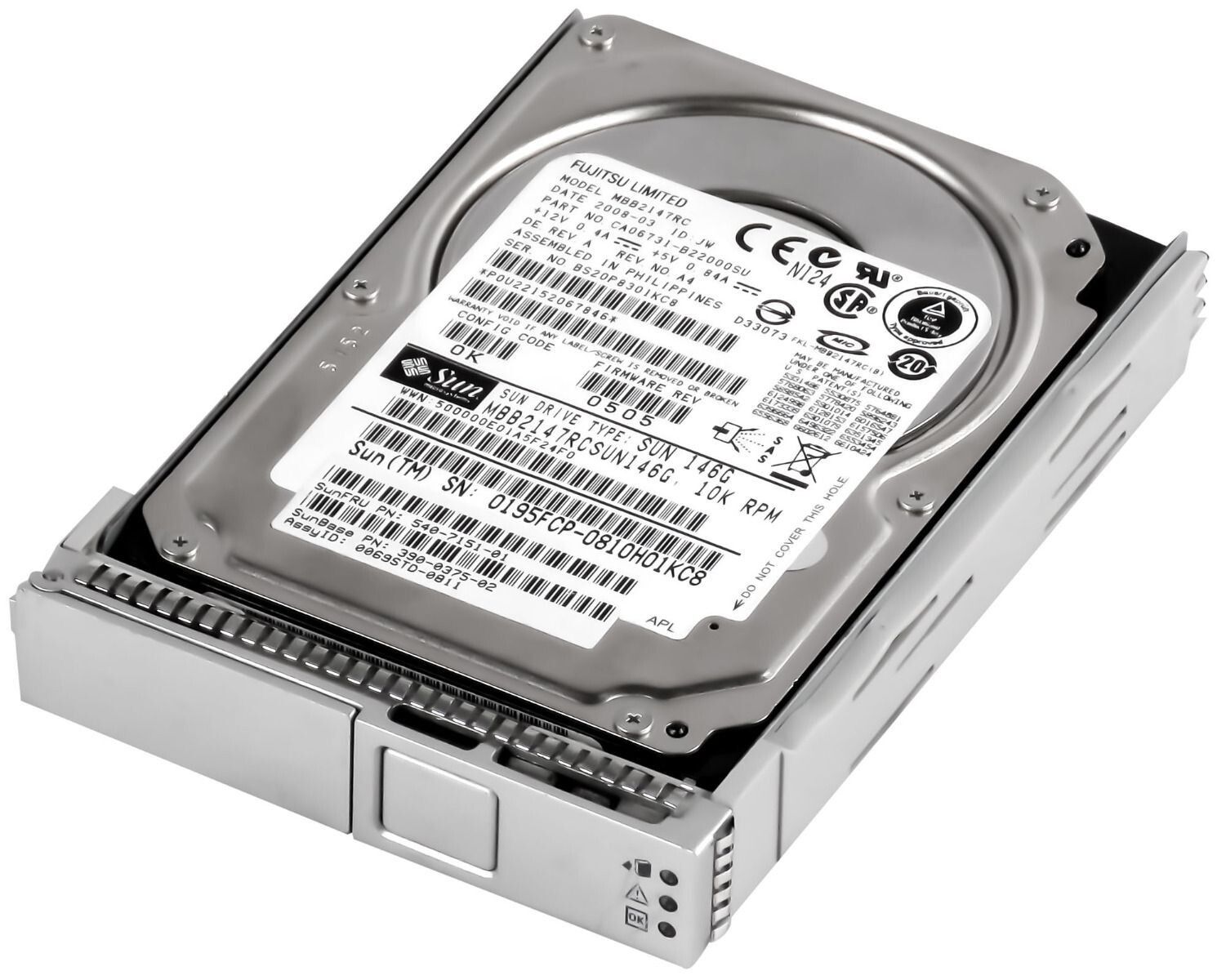 3年保証 Hard Drive Sun 540-7151-01 146 GB 10 K 16 MB SAS 2.5