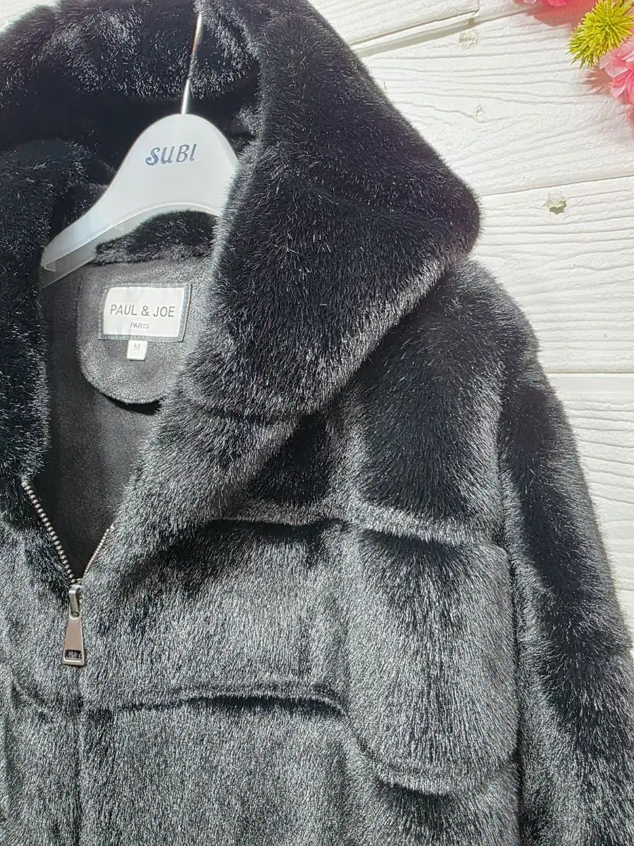 ポール＆ジョー フェイクファー フードジャケット m 55-77