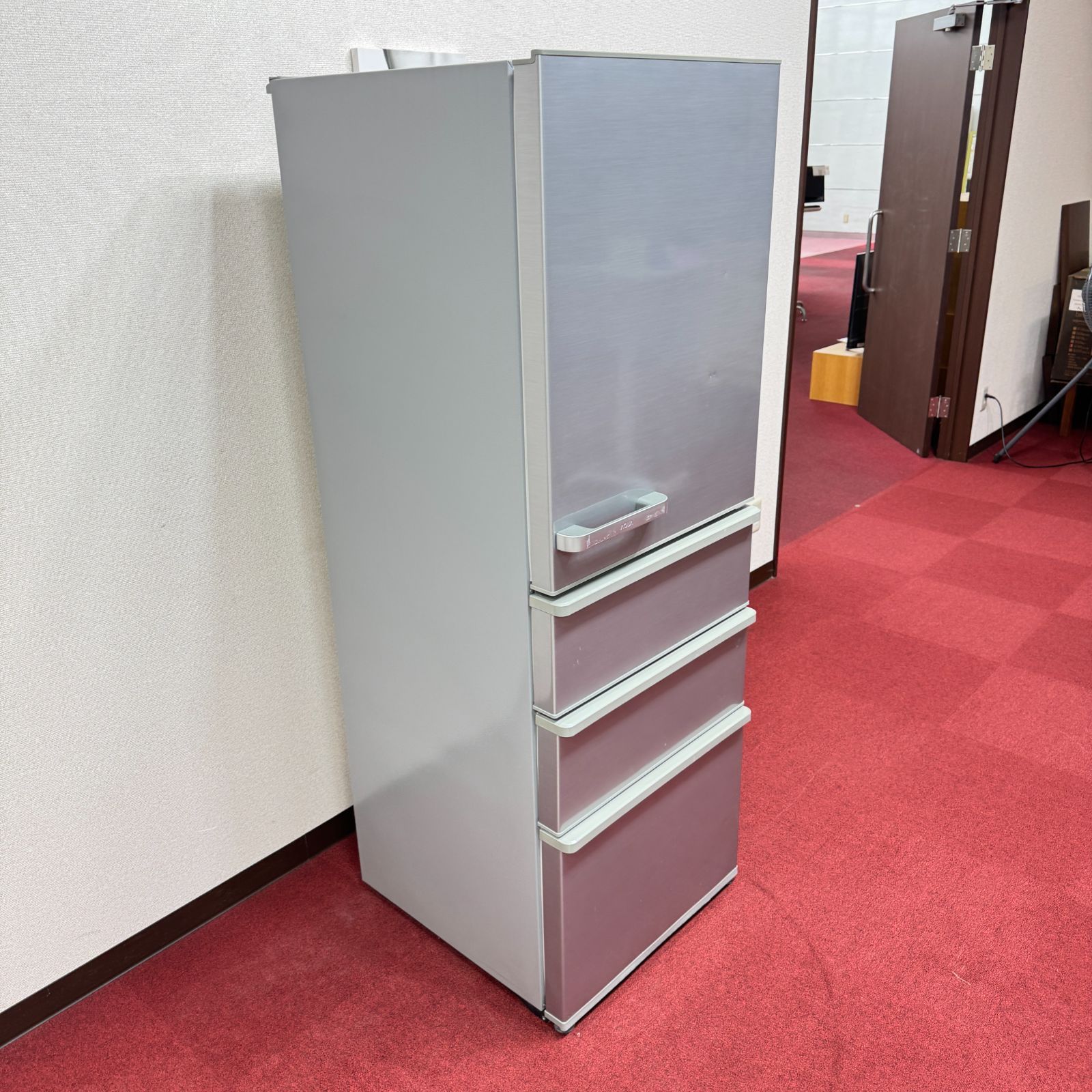 東京23区送料無料 美品アクア4ドア冷蔵庫 2019年製355L AQR-36H 洗浄 