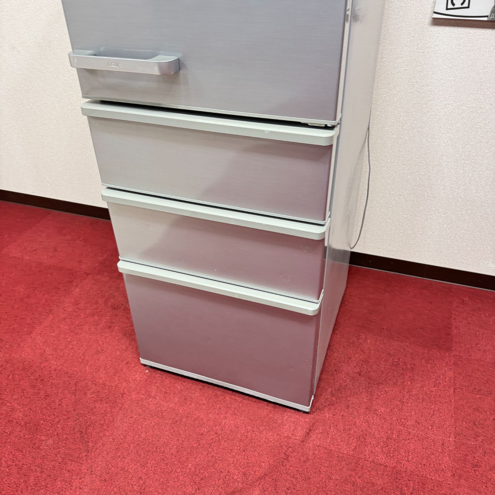 東京23区送料無料 美品アクア4ドア冷蔵庫 2019年製355L AQR-36H 洗浄 