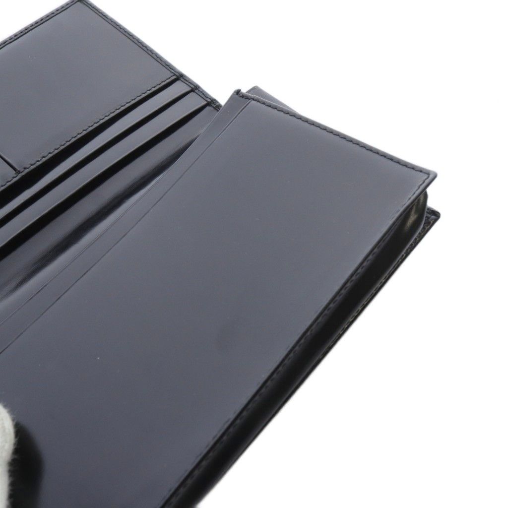 【中古】ブルガリ BVLGARI 長財布 お札入れ エナメルレザー ブラック /YO14 ■GY18 ■OH メンズ レディース ブルガリ BVLGARI 長財布 お札入れ エナメルレザー ブラック /YO14