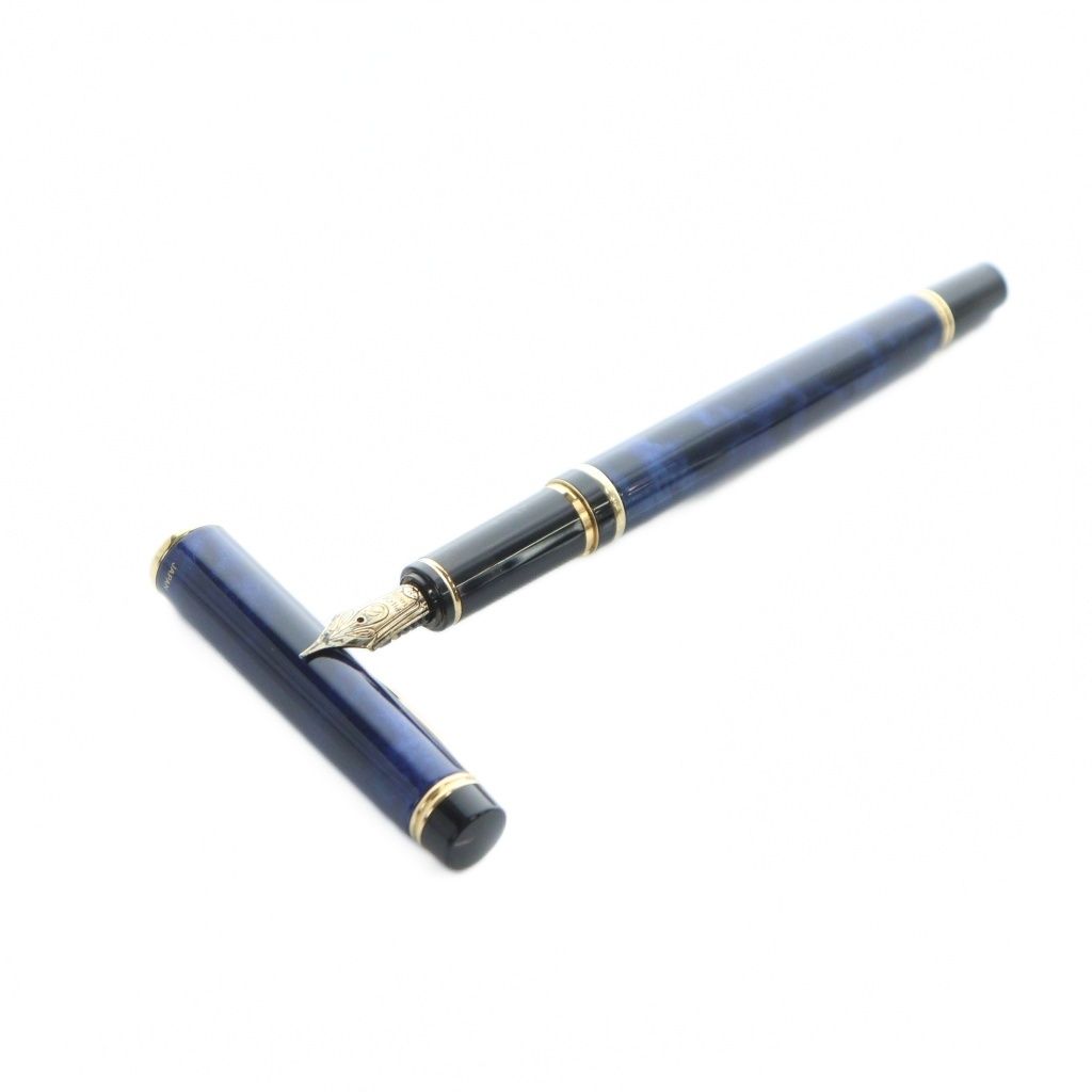 パイロット PILOT 14 K 585 万年筆 文房具 筆記用具 ロゴ 筆記未 青 ブルー GY 11 MQ