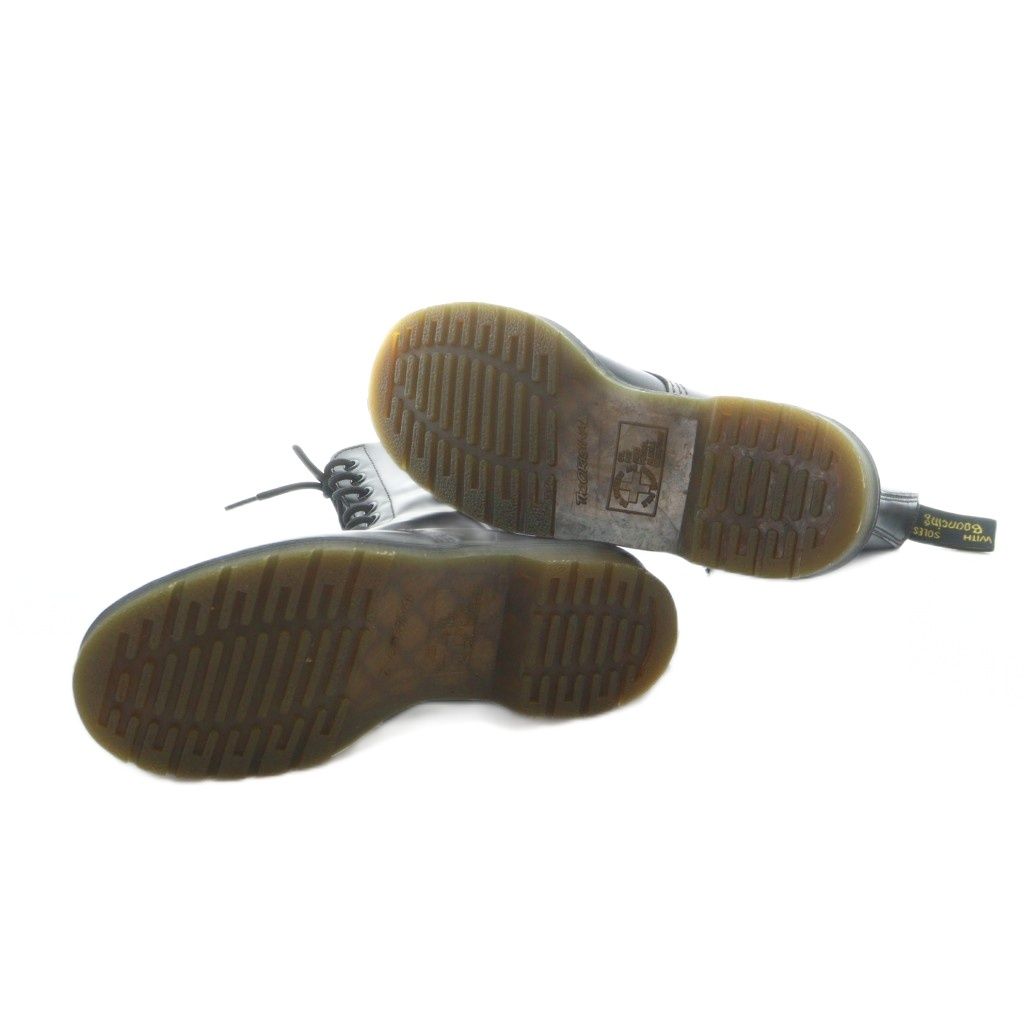  ドクターマーチン DR.MARTENS 1490 ショートブーツ レザー ロゴ 10ホール UK 6 25 cm 黒 ブラック GY 11 MQ ブーツ 靴